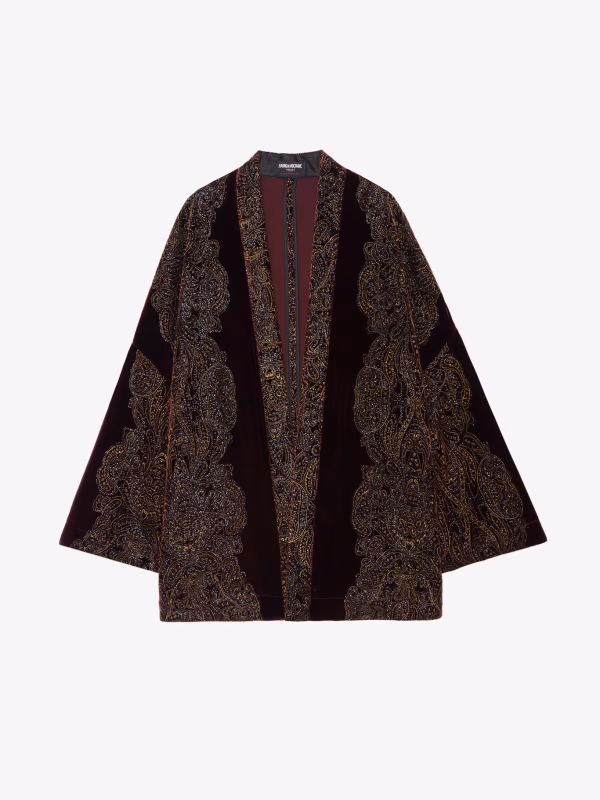 KIMONOS VELVET PAISLEY