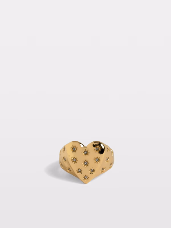 HEARTBREAKER OVER STRASS RING